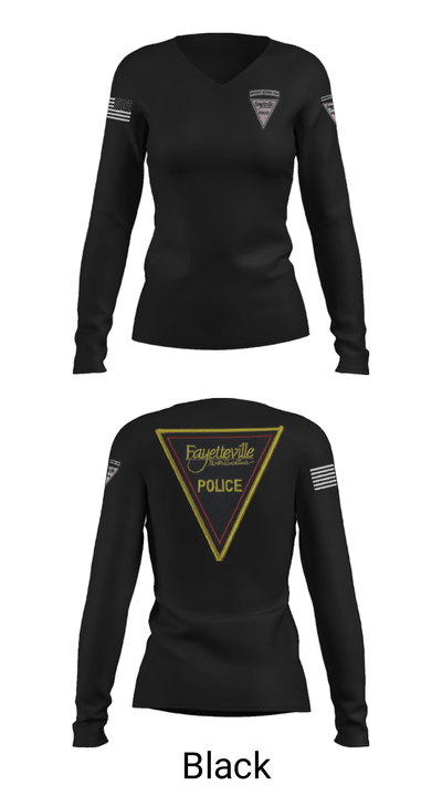 Emergency Response Team 1130693 Women's Long Sleeve V-neck Shirt - 7