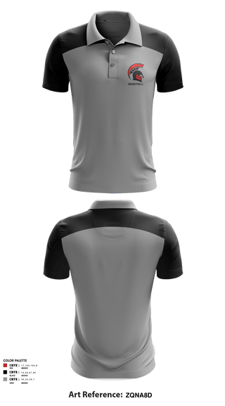 Short Sleeve Performance Polo, Discovery High School Basketball, Men's Basketball, Teamtime, Team time, sublimation, custom sports apparel, team uniforms, spirit wear, spiritwear, sports uniforms, custom shirts, team store, custom team store, fundraiser sports, apparel fundraiser
