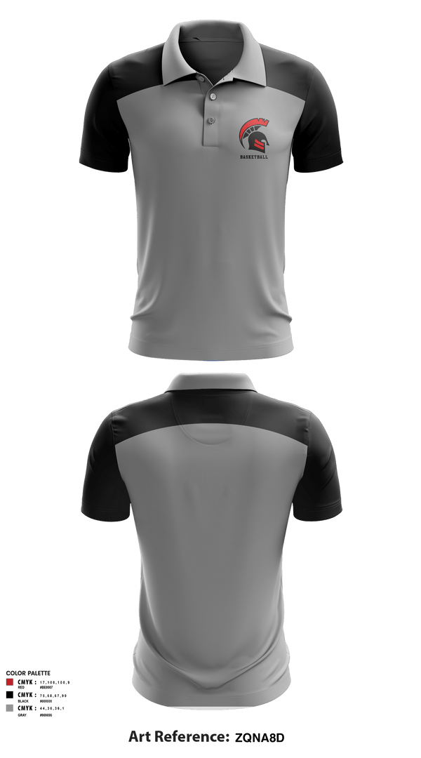 Short Sleeve Performance Polo, Discovery High School Basketball, Men's Basketball, Teamtime, Team time, sublimation, custom sports apparel, team uniforms, spirit wear, spiritwear, sports uniforms, custom shirts, team store, custom team store, fundraiser sports, apparel fundraiser