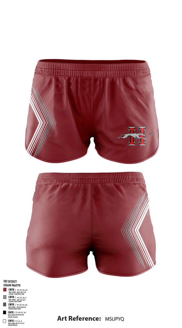 Women's Shorts, Greyhounds Badminton, Spirit Store, Teamtime, Team time, sublimation, custom sports apparel, team uniforms, spirit wear, spiritwear, sports uniforms, custom shirts, team store, custom team store, fundraiser sports, apparel fundraiser