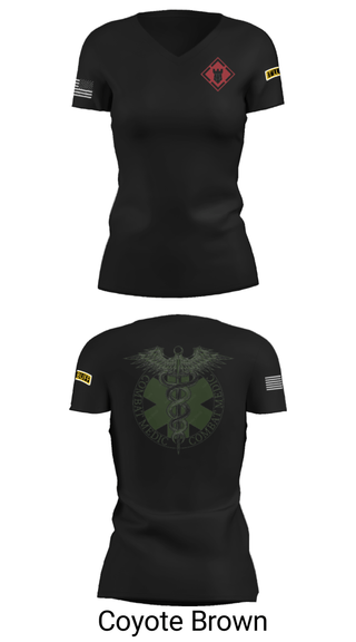 Women's Short Sleeve Vneck Shirt, , Army, Teamtime, Team time, sublimation, custom sports apparel, team uniforms, spirit wear, spiritwear, sports uniforms, custom shirts, team store, custom team store, fundraiser sports, apparel fundraiser