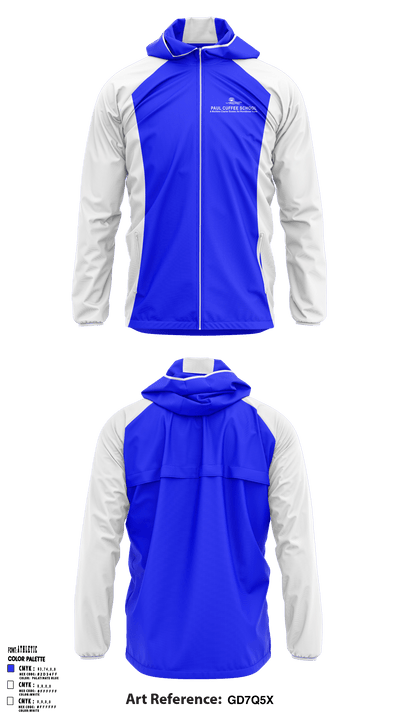 Paul Cuffee Upper School 45670279 Windbreaker - 1
