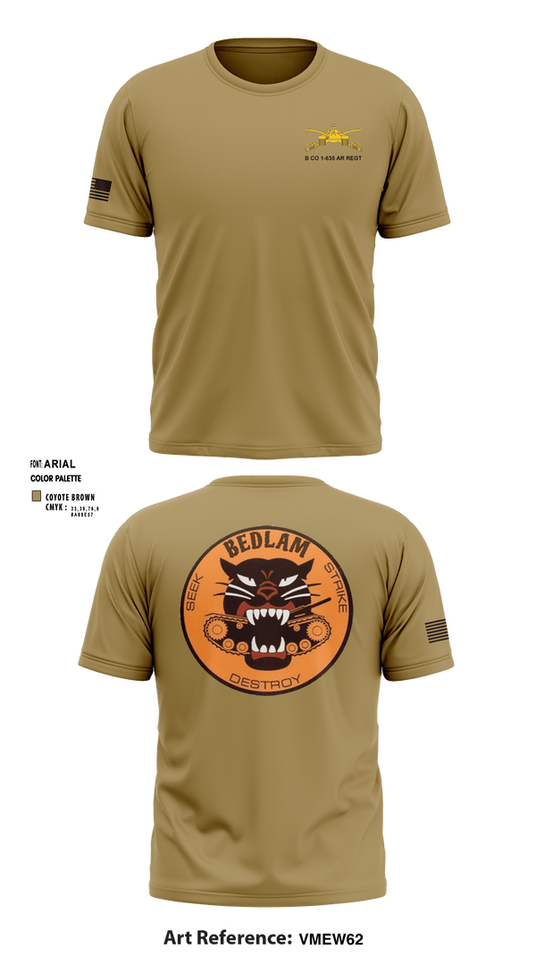 Short Sleeve Performance Shirt, HHC 1-635TH AR, National Guard, Teamtime, Team time, sublimation, custom sports apparel, team uniforms, spirit wear, spiritwear, sports uniforms, custom shirts, team store, custom team store, fundraiser sports, apparel fundraiser