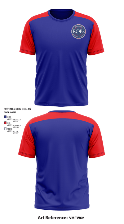 River Oaks Baptist School 46790236 Short Sleeve Performance Shirt - 1