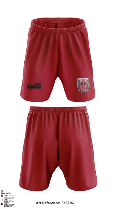 411th Engineer Battalion 54213256 Athletic Shorts With Pockets - 17