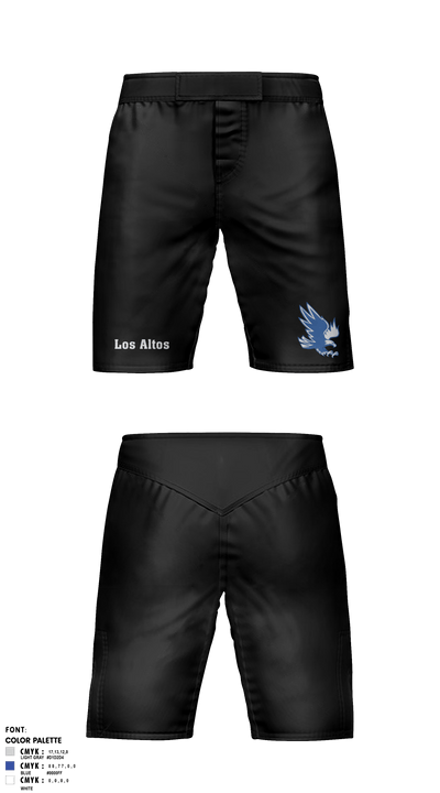 Los Altos High School Wrestling 82261589 Fight Shorts - 2