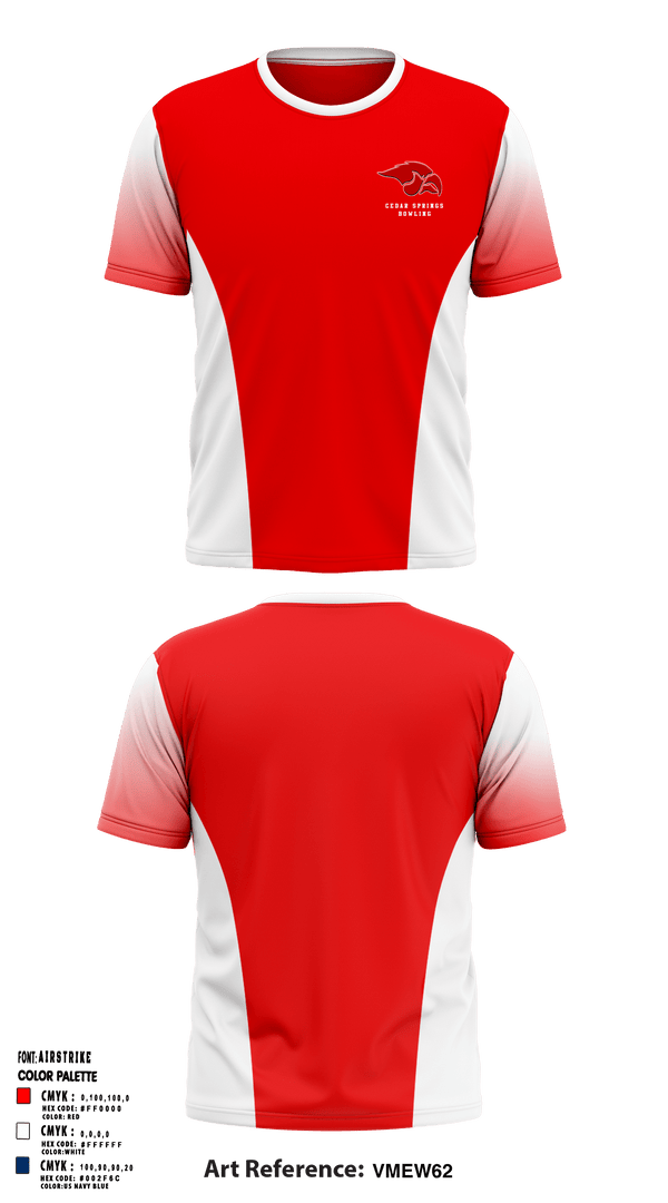 Short Sleeve Performance Shirt, Cedar Springs High School Bowling, Bowling, Teamtime, Team time, sublimation, custom sports apparel, team uniforms, spirit wear, spiritwear, sports uniforms, custom shirts, team store, custom team store, fundraiser sports, apparel fundraiser