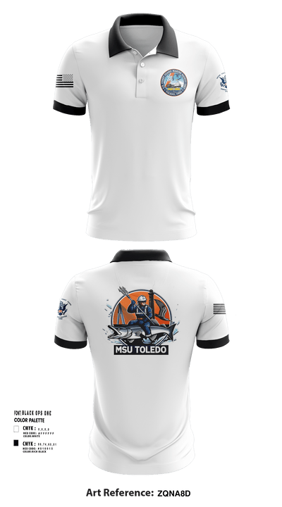 MSU Toledo 42341153 Short Sleeve Performance Polo - 6