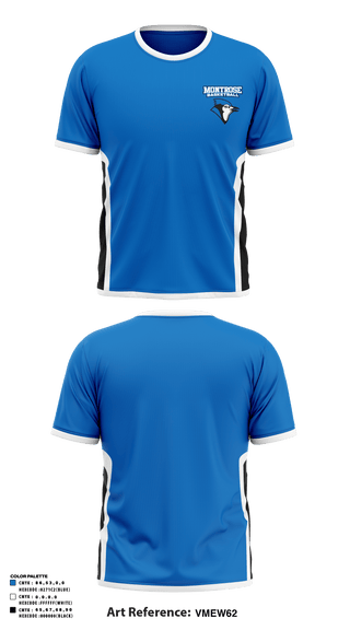 Short Sleeve Performance Shirt, Montrose High School Basketball, Men's Basketball, Teamtime, Team time, sublimation, custom sports apparel, team uniforms, spirit wear, spiritwear, sports uniforms, custom shirts, team store, custom team store, fundraiser sports, apparel fundraiser