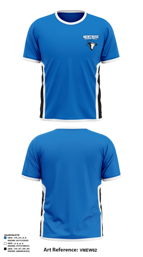 Short Sleeve Performance Shirt, Montrose High School Basketball, Men's Basketball, Teamtime, Team time, sublimation, custom sports apparel, team uniforms, spirit wear, spiritwear, sports uniforms, custom shirts, team store, custom team store, fundraiser sports, apparel fundraiser