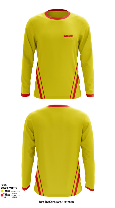 evil.com 26369469 Long Sleeve Performance Shirt - 1