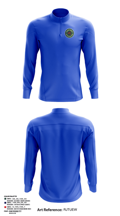 Amphi Legacy Wrestling Club 31665809 Quarter Zip Jacket - 6