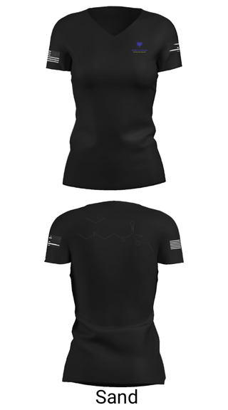 Women's Short Sleeve Vneck Shirt, , National Guard, Teamtime, Team time, sublimation, custom sports apparel, team uniforms, spirit wear, spiritwear, sports uniforms, custom shirts, team store, custom team store, fundraiser sports, apparel fundraiser
