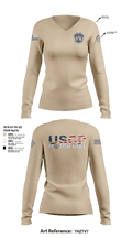MOTOR UNIT 1828 8601121 Women's Long Sleeve V-neck Shirt - 3