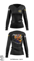 Bravo Company, 2-13th AVN REGT 30598142 Women's Long Sleeve V-neck Shirt - 51
