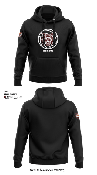 Hoodie, West Bridgewater High School Volleyball, Women's Volleyball, Teamtime, Team time, sublimation, custom sports apparel, team uniforms, spirit wear, spiritwear, sports uniforms, custom shirts, team store, custom team store, fundraiser sports, apparel fundraiser