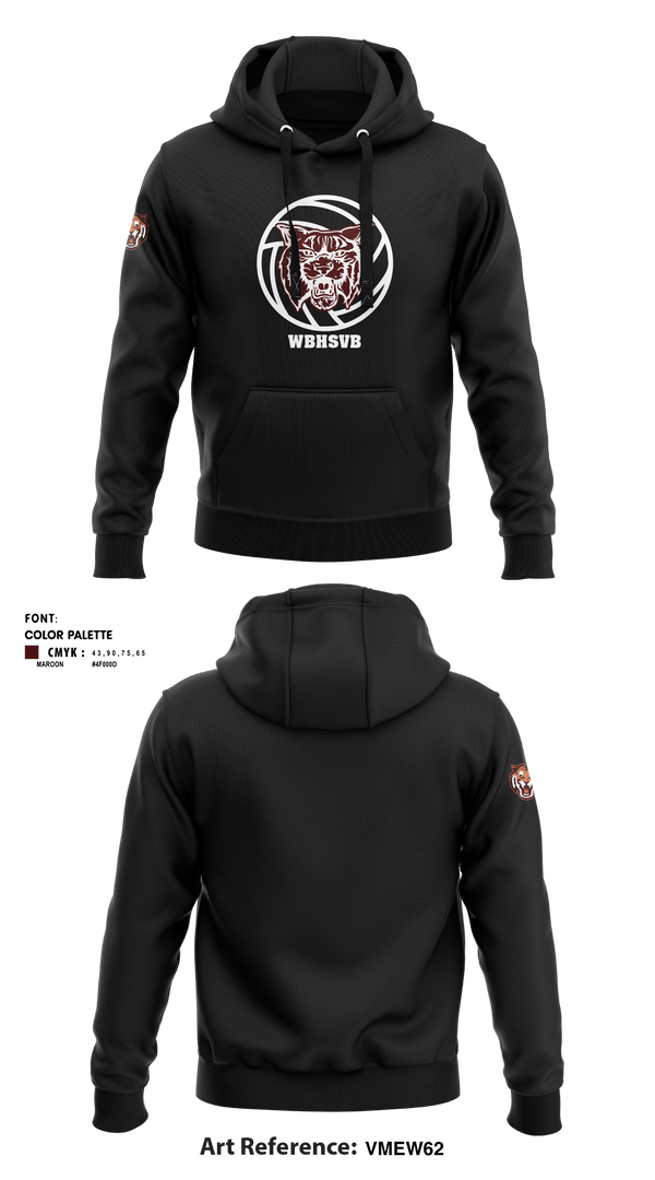 Hoodie, West Bridgewater High School Volleyball, Women's Volleyball, Teamtime, Team time, sublimation, custom sports apparel, team uniforms, spirit wear, spiritwear, sports uniforms, custom shirts, team store, custom team store, fundraiser sports, apparel fundraiser