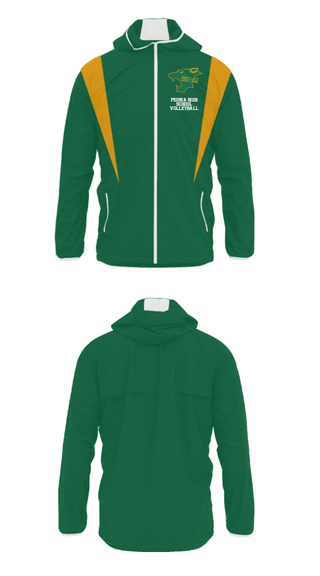 Windbreaker, Peoria High School Volleyball, Men's Volleyball, Teamtime, Team time, sublimation, custom sports apparel, team uniforms, spirit wear, spiritwear, sports uniforms, custom shirts, team store, custom team store, fundraiser sports, apparel fundraiser