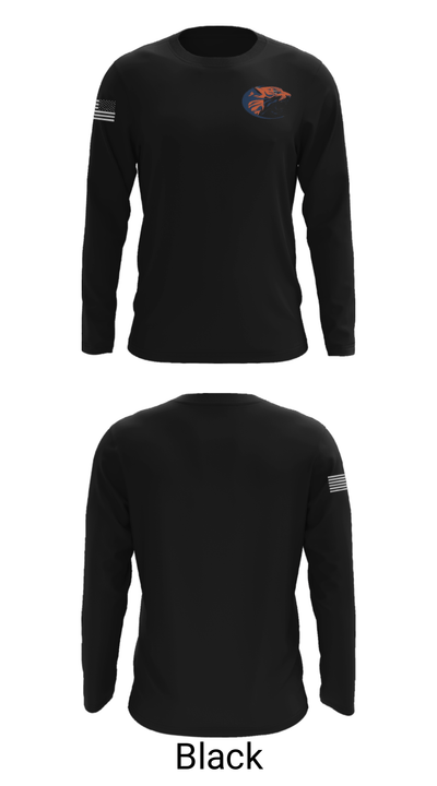 Wilson Preparatory Academy Basketball 93288962 Long Sleeve Performance Shirt - 11