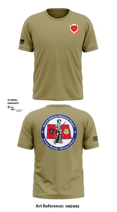 164th EN BN 3856732 Short Sleeve Performance Shirt - 4