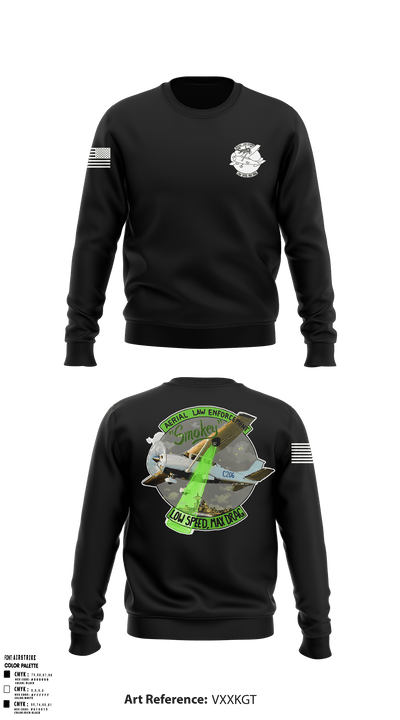 Washington State Patrol Aviation 88282662 Crew Neck Sweatshirt - 53