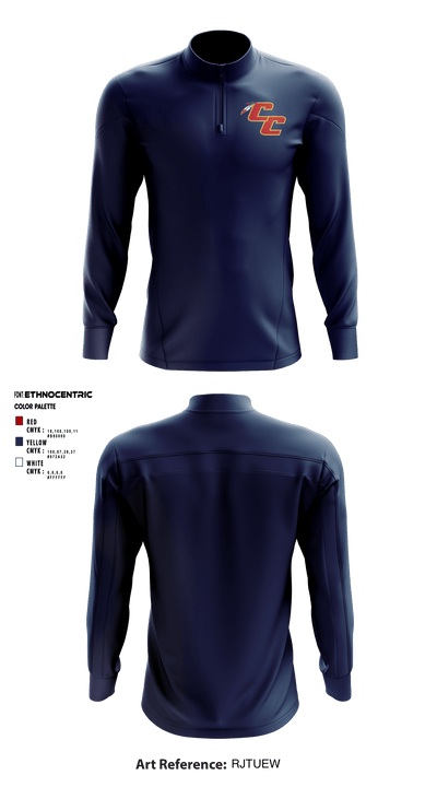 Copperas Chiefs 93621258 Quarter Zip Jacket - 6
