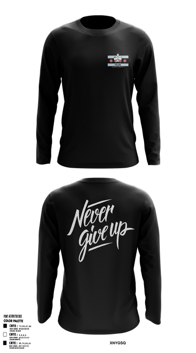 Team Iron RushTeam Iron Rush 33332368 Long Sleeve Performance Shirt - 1