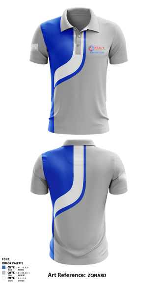 Short Sleeve Performance Polo, Neal's Lawn Service, , Teamtime, Team time, sublimation, custom sports apparel, team uniforms, spirit wear, spiritwear, sports uniforms, custom shirts, team store, custom team store, fundraiser sports, apparel fundraiser