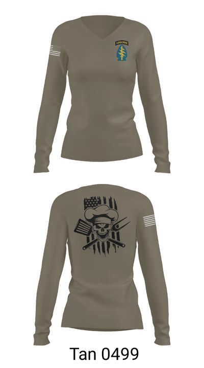 FSC 1-19th SFG(A) 54846303 Women's Long Sleeve V-neck Shirt - 41