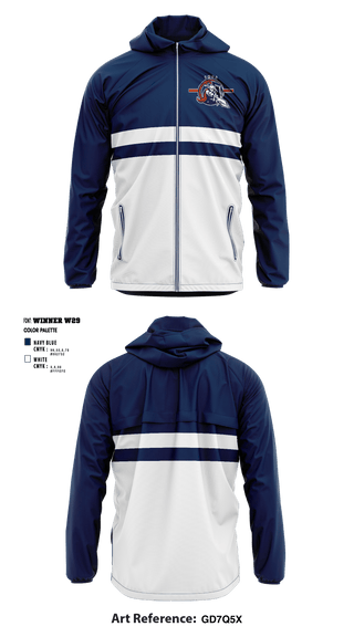 Windbreaker, Indiana Math & Science Academy North High School, Spirit Store, Teamtime, Team time, sublimation, custom sports apparel, team uniforms, spirit wear, spiritwear, sports uniforms, custom shirts, team store, custom team store, fundraiser sports, apparel fundraiser