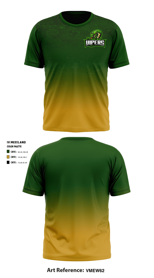 Short Sleeve Performance Shirt, Yakima Vipers, Football, Teamtime, Team time, sublimation, custom sports apparel, team uniforms, spirit wear, spiritwear, sports uniforms, custom shirts, team store, custom team store, fundraiser sports, apparel fundraiser