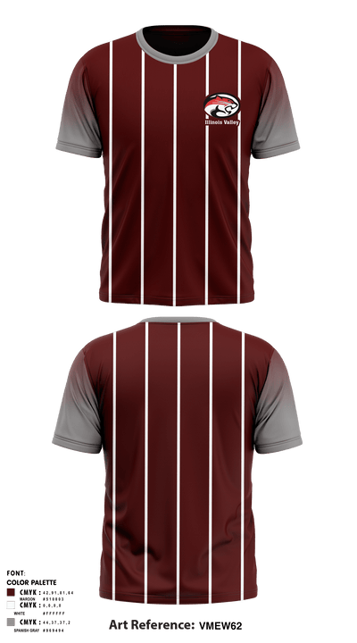 Illinois Valley High School Soccer 24730529 Short Sleeve Performance Shirt - 1