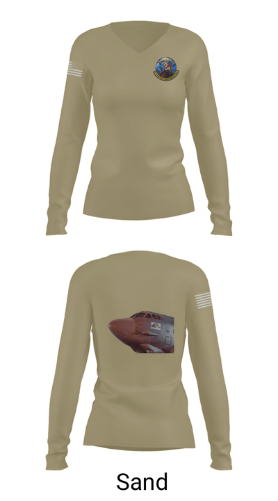 5th AMXS 66164190 Women's Long Sleeve V-neck Shirt - 42