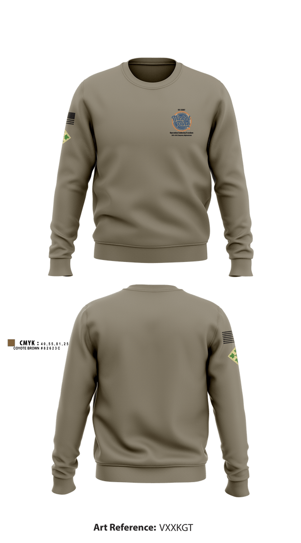 Crew Neck Sweatshirt, , Army, Teamtime, Team time, sublimation, custom sports apparel, team uniforms, spirit wear, spiritwear, sports uniforms, custom shirts, team store, custom team store, fundraiser sports, apparel fundraiser