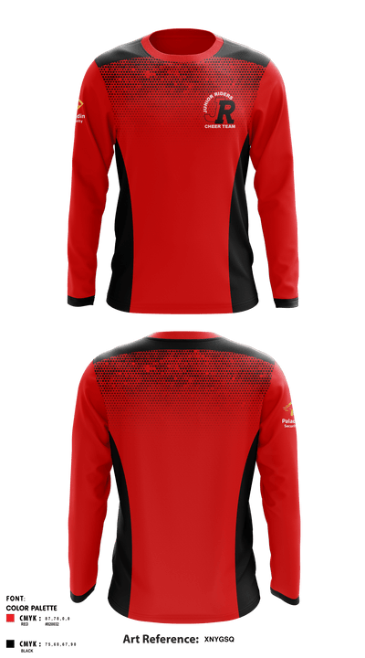 Ottawa JR Riders 89495421 Long Sleeve Performance Shirt - 4