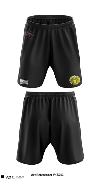Athletic Shorts With Pockets, Flamingo Co F 3/485 IN, Army, Teamtime, Team time, sublimation, custom sports apparel, team uniforms, spirit wear, spiritwear, sports uniforms, custom shirts, team store, custom team store, fundraiser sports, apparel fundraiser