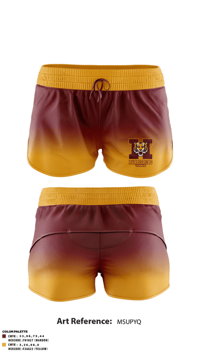 Meade High School Track 444243 Track Shorts - 1