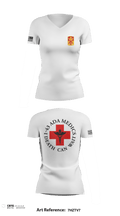 Medics, 1-43 ADA 28999239 Women's Short Sleeve V-neck Shirt - 5