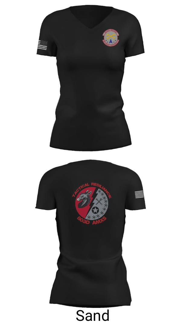 Women's Short Sleeve Vneck Shirt, , Air Force, Teamtime, Team time, sublimation, custom sports apparel, team uniforms, spirit wear, spiritwear, sports uniforms, custom shirts, team store, custom team store, fundraiser sports, apparel fundraiser