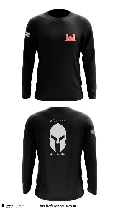 A/741 BEB 90383312 Long Sleeve Performance Shirt - 1