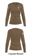 NASA POLICE 30725527 Women's Long Sleeve V-neck Shirt - 38