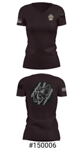 Wayne County K9 Team 22596021 Women's Short Sleeve V-neck Shirt - 4