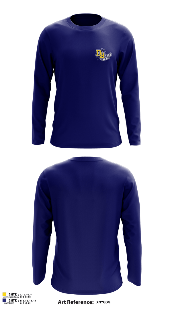 Long Sleeve Performance Shirt, David Brearley High School Track, Track & Field, Teamtime, Team time, sublimation, custom sports apparel, team uniforms, spirit wear, spiritwear, sports uniforms, custom shirts, team store, custom team store, fundraiser sports, apparel fundraiser