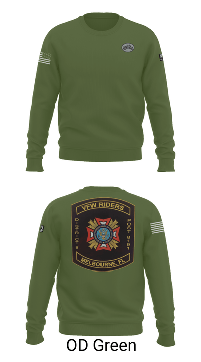 VFW Post 8191 13144984 Crew Neck Sweatshirt - 10