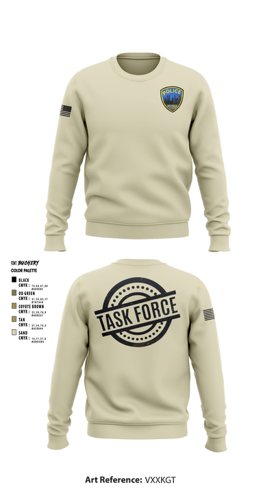 Crime Reduction Task Force 47911352 Crew Neck Sweatshirt - 5