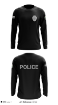 TAYLORSVILLE POLICE DEPARTMENT SGT 60991678 Long Sleeve Performance Shirt - 1
