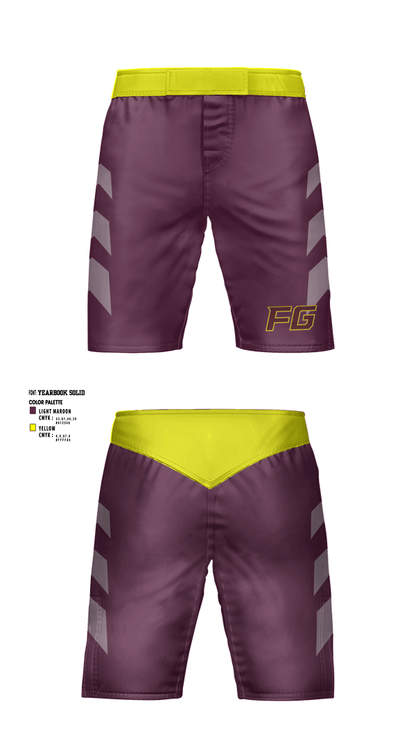Fight Shorts, Fort Gratiot Middle School Wrestling, Wrestling, Teamtime, Team time, sublimation, custom sports apparel, team uniforms, spirit wear, spiritwear, sports uniforms, custom shirts, team store, custom team store, fundraiser sports, apparel fundraiser