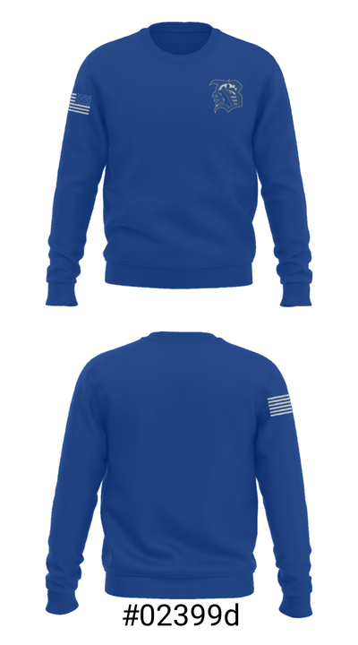 Belleview High School Basketball 92931608 Crew Neck Sweatshirt - 16