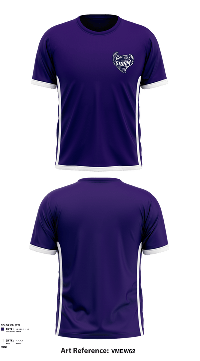 North Valley Youth Sports Football 94944381 Short Sleeve Performance Shirt - 1
