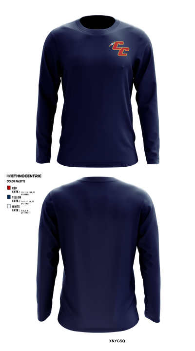 Copperas Chiefs 93621258 Long Sleeve Performance Shirt - 8